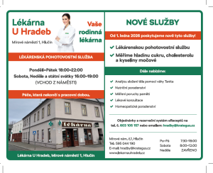 Lékárna U Hradeb - nové služby 1